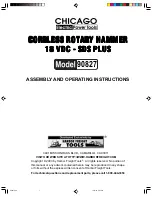 Chicago Electric 90827 Assembly And Operating Instructions Manual preview