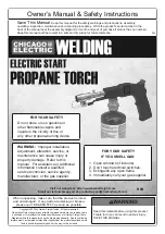 Chicago Electric 91061 Owner'S Manual & Safety Instructions preview