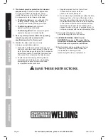 Preview for 4 page of Chicago Electric 91214 Owner'S Manual & Safety Instructions