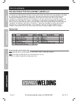 Preview for 10 page of Chicago Electric 91214 Owner'S Manual & Safety Instructions