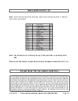 Предварительный просмотр 18 страницы Chicago Electric 91618 Assembly And Operating Instructions Manual