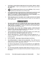 Preview for 4 page of Chicago Electric 92456 Operating Instructions Manual