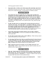 Предварительный просмотр 3 страницы Chicago Electric 92772 Operating Instructions Manual