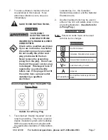 Предварительный просмотр 7 страницы Chicago Electric 92880 Set Up And Operating Instructions Manual