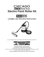 Chicago Electric 93359 Assembly And Operating Instructions Manual preview