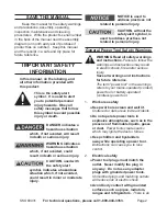 Preview for 2 page of Chicago Electric 93431 Set Up And Operating Instructions Manual