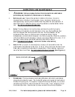 Предварительный просмотр 18 страницы Chicago Electric 94362 Assembly And Operating Instructions Manual