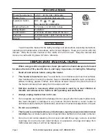 Preview for 2 page of Chicago Electric 94777 Assembly And Operation Instructions Manual