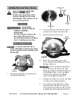 Предварительный просмотр 11 страницы Chicago Electric 95004 Set Up And Operating Instructions Manual