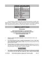 Preview for 2 page of Chicago Electric 95848 Operating Instructions Manual