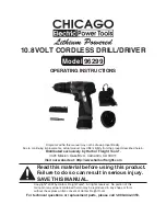 Chicago Electric 96299 Operating Instructions Manual preview