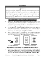 Preview for 6 page of Chicago Electric 96325 Assembly And Operation Instructions Manual