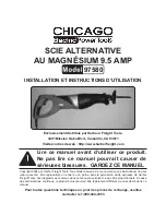 Preview for 17 page of Chicago Electric 97580 Set Up And Operating Instructions Manual