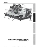 Предварительный просмотр 9 страницы Chicago Electric 98265 Owenrs Manual