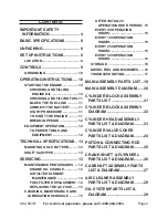 Preview for 2 page of Chicago Electric 98391 Set Up, Operating, And Servicing Instructions