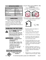 Preview for 6 page of Chicago Electric 98701 Set Up And Operating Instructions Manual