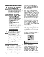 Preview for 10 page of Chicago Electric 98706 Set Up, Operating, And Servicing Instructions