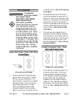 Предварительный просмотр 9 страницы Chicago Electric Chicago 46237 Set Up And Operating Instructions Manual