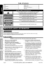 Preview for 2 page of Chicago Electric MIG 180 Owner'S Manual