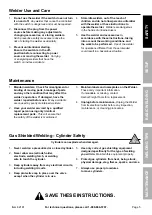 Предварительный просмотр 5 страницы Chicago Electric MIG 180 Owner'S Manual