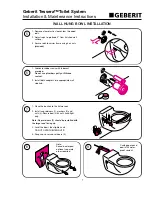 Preview for 7 page of Chicago Faucets Geberit Tessera Installation Instructions Manual