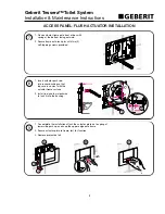 Preview for 9 page of Chicago Faucets Geberit Tessera Installation Instructions Manual