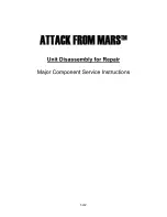 Предварительный просмотр 90 страницы Chicago Gaming Attack from Mars Remake User Manual