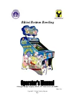 Chicago Gaming Bikini Bottom Bowling Operator'S Manual preview