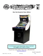 Preview for 1 page of Chicago Gaming Golden Tee Fore! Non-Coin-Operated Home Edition Manual