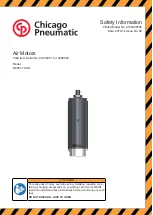 Chicago Pneumatic . 01C00001 Safety Information Manual preview