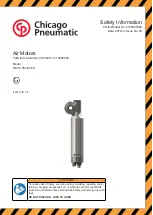 Chicago Pneumatic 2H410-350-ATEX Safety Information Manual preview