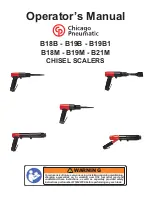 Chicago Pneumatic B18B Operator'S Manual preview