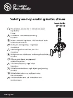 Предварительный просмотр 1 страницы Chicago Pneumatic CP 0315 Safety And Operating Instructions Manual