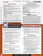 Предварительный просмотр 2 страницы Chicago Pneumatic CP-6300-RSR Instruction Manual