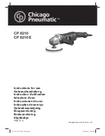 Chicago Pneumatic CP 8210 Instructions For Use Manual preview