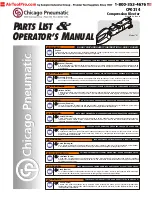 Chicago Pneumatic CP0214 Operator'S Manual предпросмотр