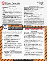 Preview for 1 page of Chicago Pneumatic CP0456 Series Instruction Manual