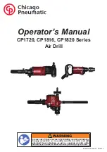 Chicago Pneumatic CP1720 Series Operator'S Manual preview