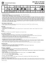 Предварительный просмотр 22 страницы Chicago Pneumatic CP3330 SALAVAD Operator'S Manual