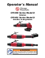 Chicago Pneumatic CP3450 Operator'S Manual preview