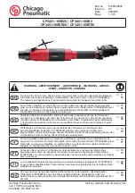 Chicago Pneumatic CP3451-16SE25 Manual preview