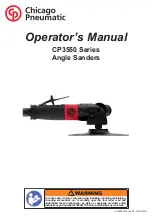Chicago Pneumatic CP3550 Series Operator'S Manual preview