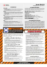 Preview for 6 page of Chicago Pneumatic CP6110 Series Instruction Manual