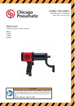 Chicago Pneumatic CP6613 Manual preview