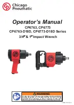 Chicago Pneumatic CP6763 Operator'S Manual preview