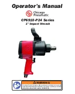 Chicago Pneumatic CP6910-P24 Series Operator'S Manual preview