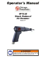 Preview for 1 page of Chicago Pneumatic CP7110 Operator'S Manual