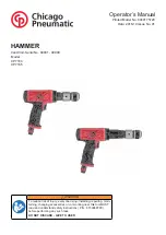Chicago Pneumatic CP7160 Operator'S Manual preview