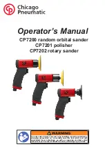 Preview for 1 page of Chicago Pneumatic CP7200 Operator'S Manual