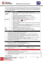 Preview for 2 page of Chicago Pneumatic CP7600 C Series Instruction And Safety Sheet